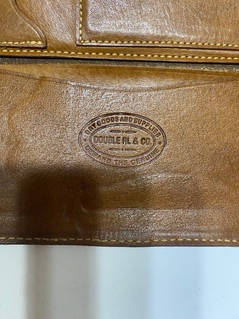 doubleRL長財布　レザーコンチョウォレット