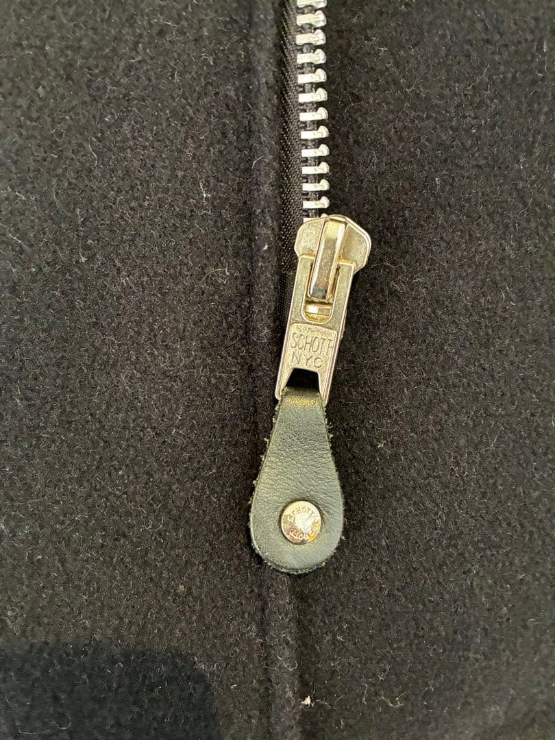 ジャケット・アウター Schott/US MELTON ZIP UP P-COAT