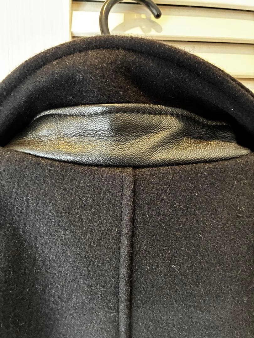 ジャケット・アウター Schott/US MELTON ZIP UP P-COAT