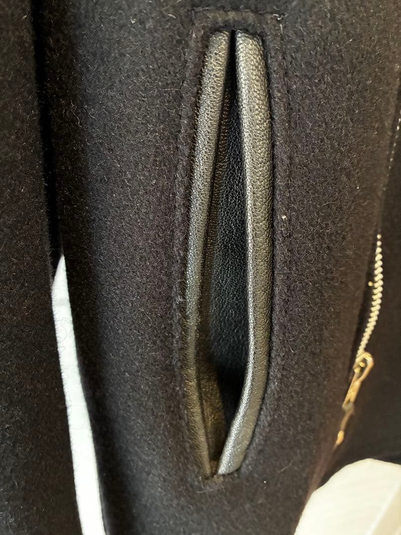 ジャケット・アウター Schott/US MELTON ZIP UP P-COAT