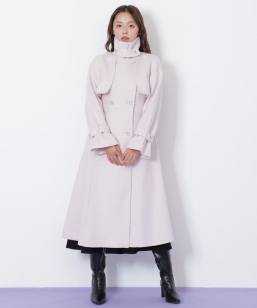 JILL by JILL STUART 2WAYカラーウールレディトレンチコート