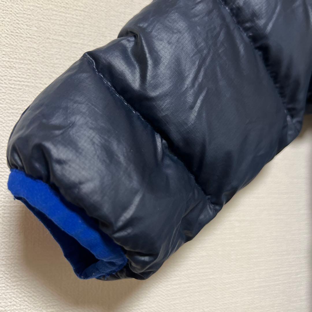 patagonia フード付きダウンオールインワン 12-18M ネイビー