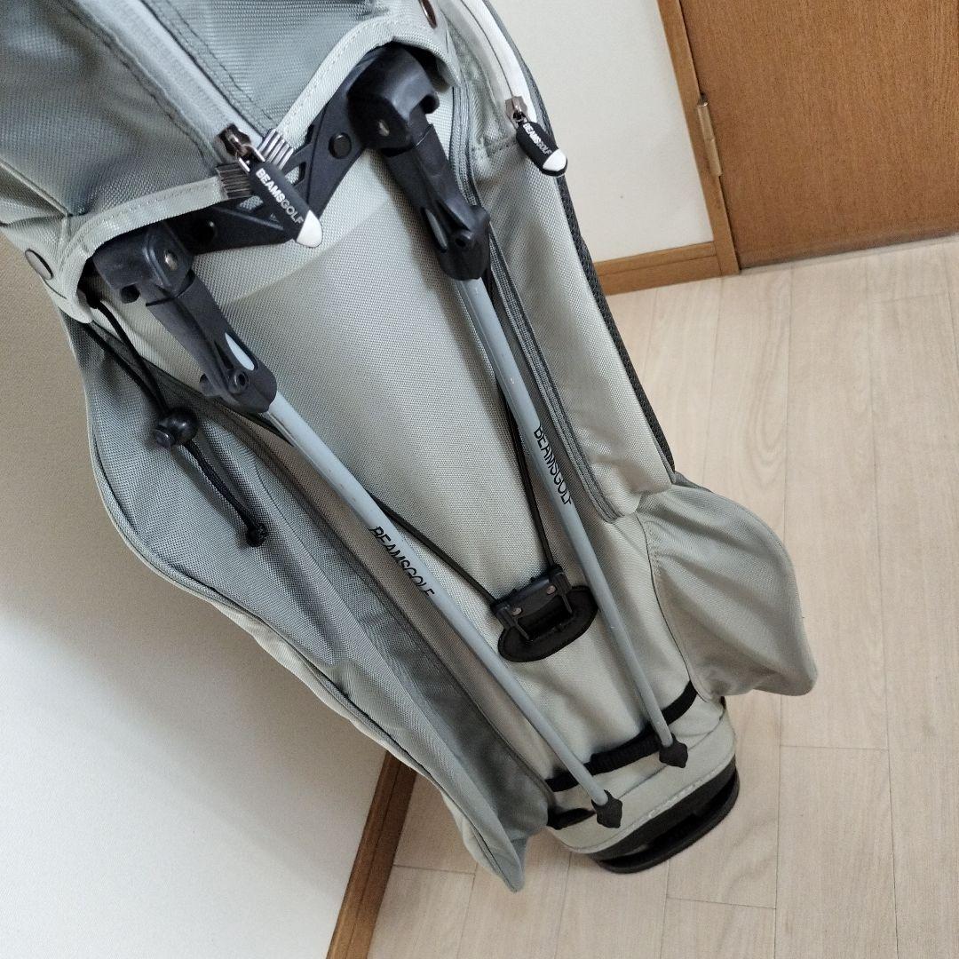 BEAMS GOLF キャディバッグ グレー　ビームス