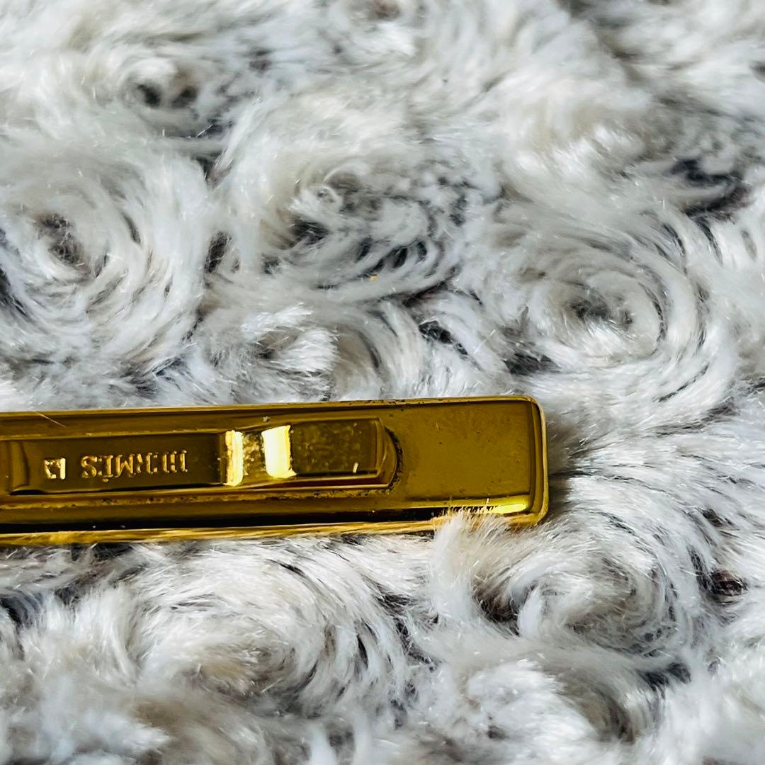 HERMES エマイユ 七宝焼き レッド ネクタイタイピン　タイバー