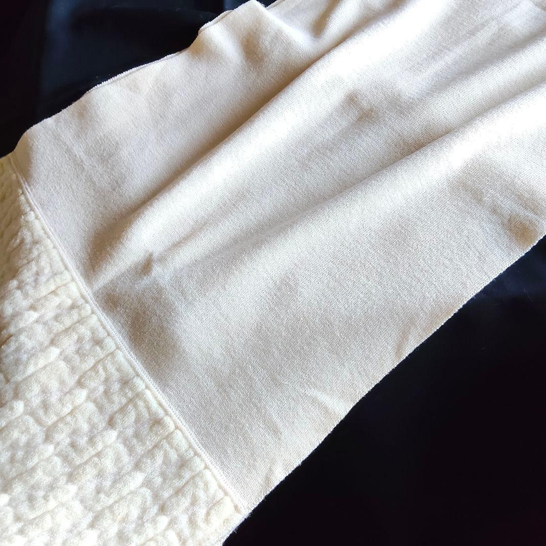 美品 FENDI アイボリー白系 もこもこFFズッカ　マフラー ウール