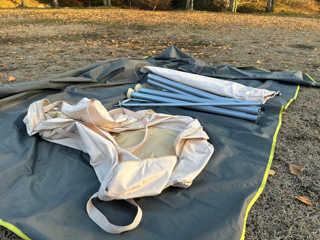 トモウント　ベルテント　5メートル　ポール　フロアシート分