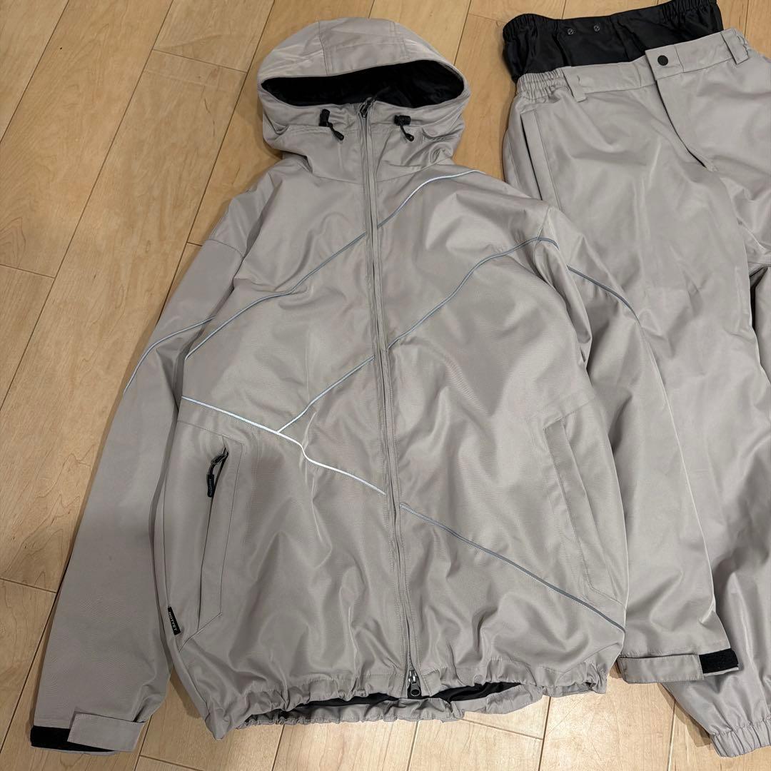 スノボウェアレディース上下セットジャケットパンツオーバーシルエットSスキーウェア