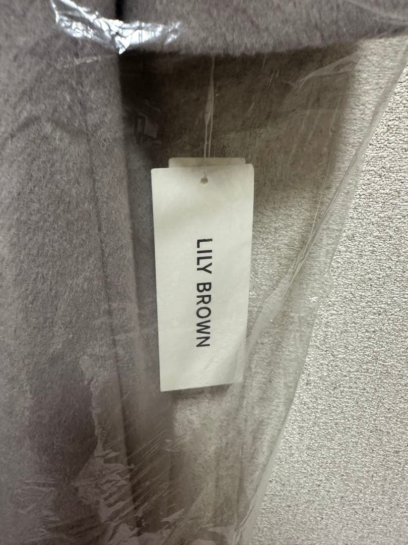 【試着のみ】Lily Brown チェスターコート　LGRY