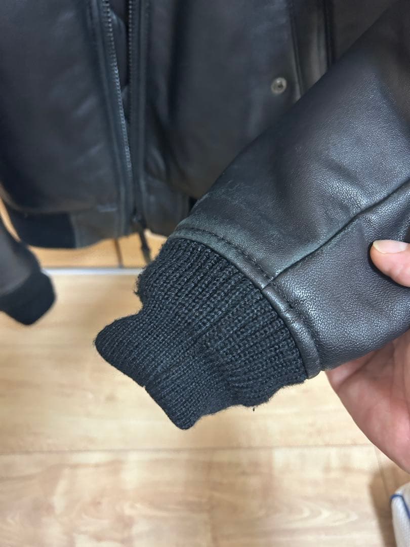 K*2様 CHALLENGE チャレンジャー フライトジャケット レザー