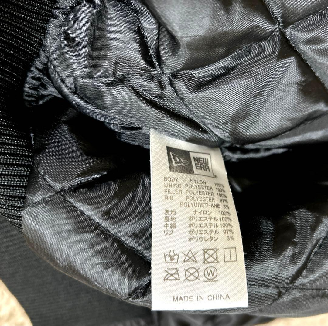 ★NEW ERA ニューエラスタジャン BLACK N刺繍