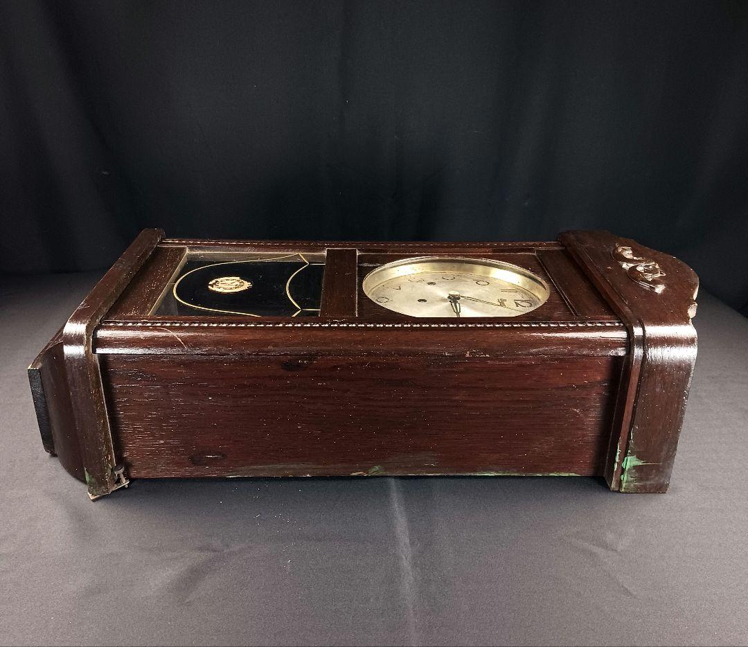 アンティーク 柱時計 壁掛け時計 振り子 ゼンマイ式