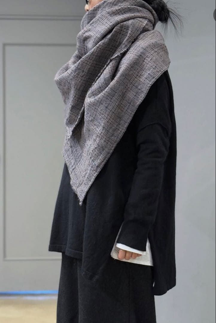 Veritecoeur グレンチェックストール　新品