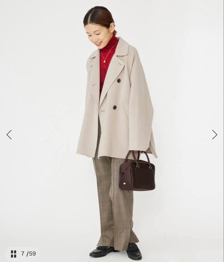 IENA イエナ 【美品】スーパー160ダブルフェイスショートコート