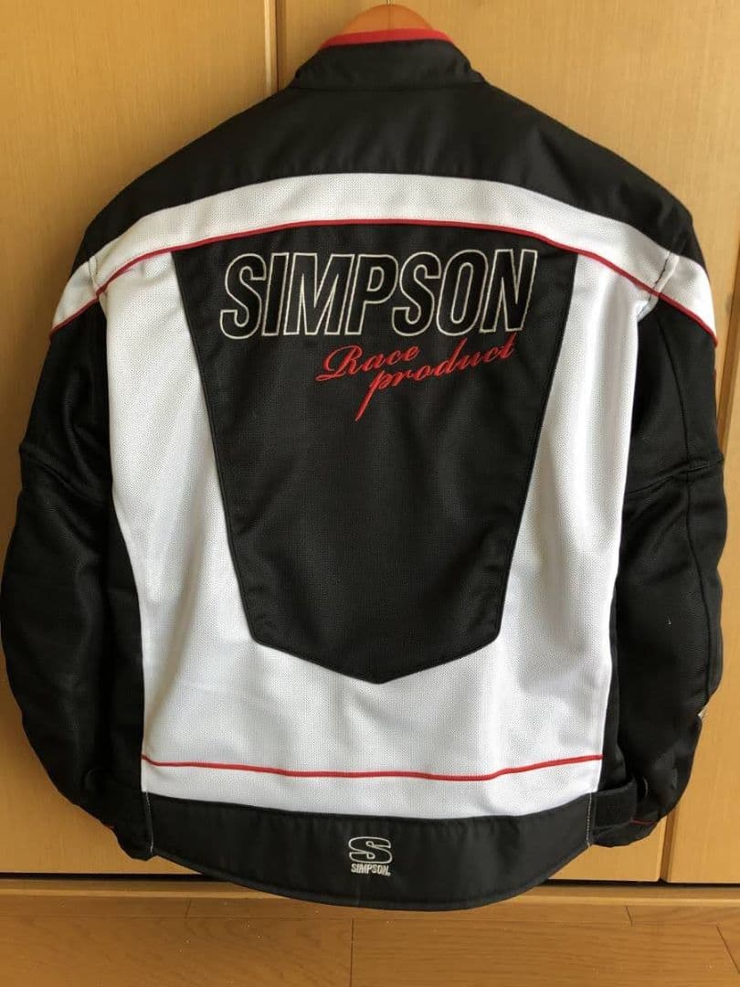 SIMSON バイクジャケット ホワイト/ブラック
