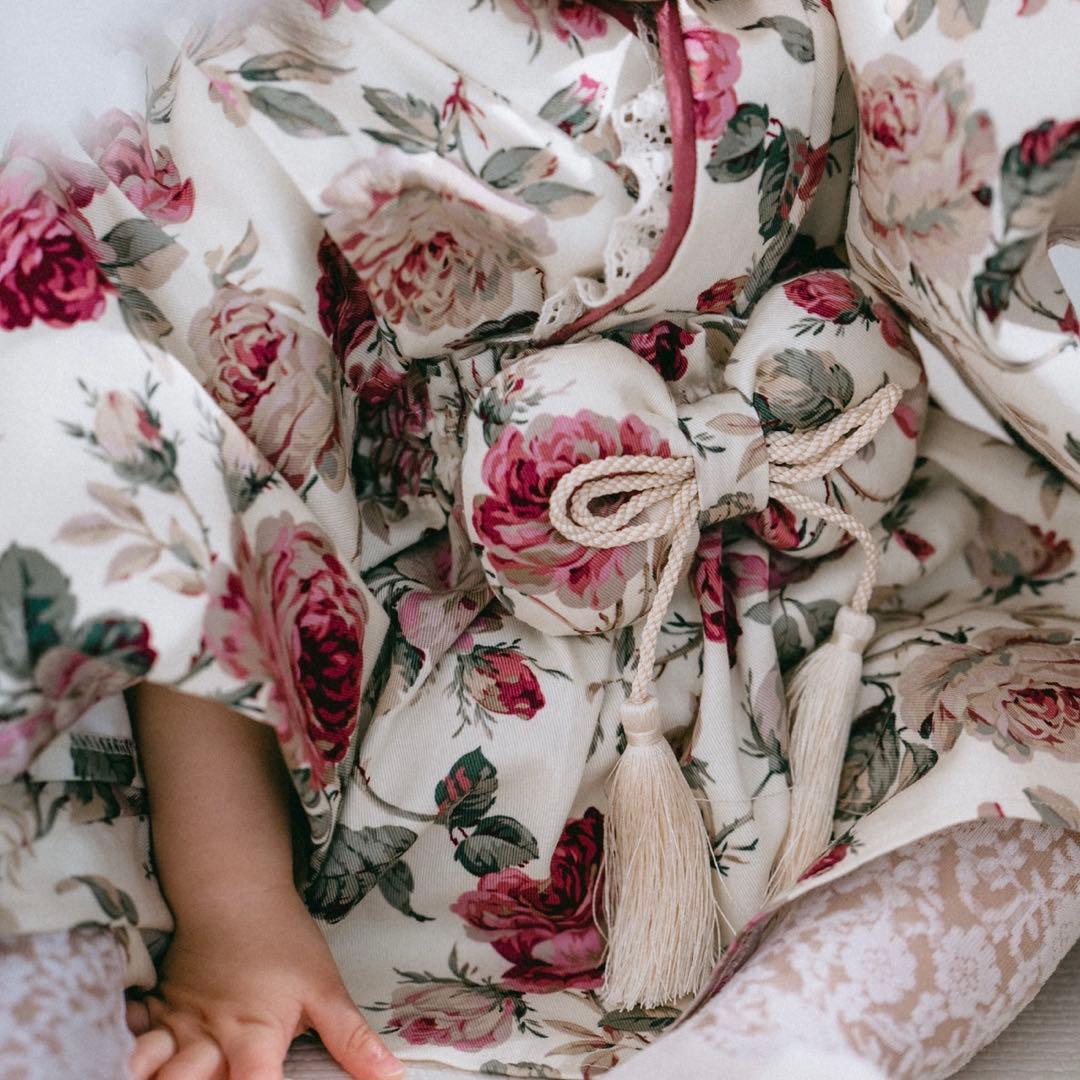 ［織］80-90cm ベビー袴 ひなまつり 衣装