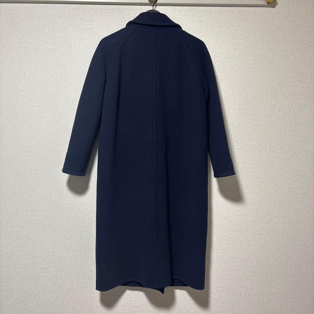 組曲 oggi掲載ＭＡＮＴＥＣＯオーバーチェスターコート 人気色ネイビー2美品
