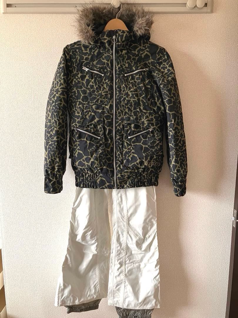 BURTON レディース スノーボードウエア 上下 グローブ付き