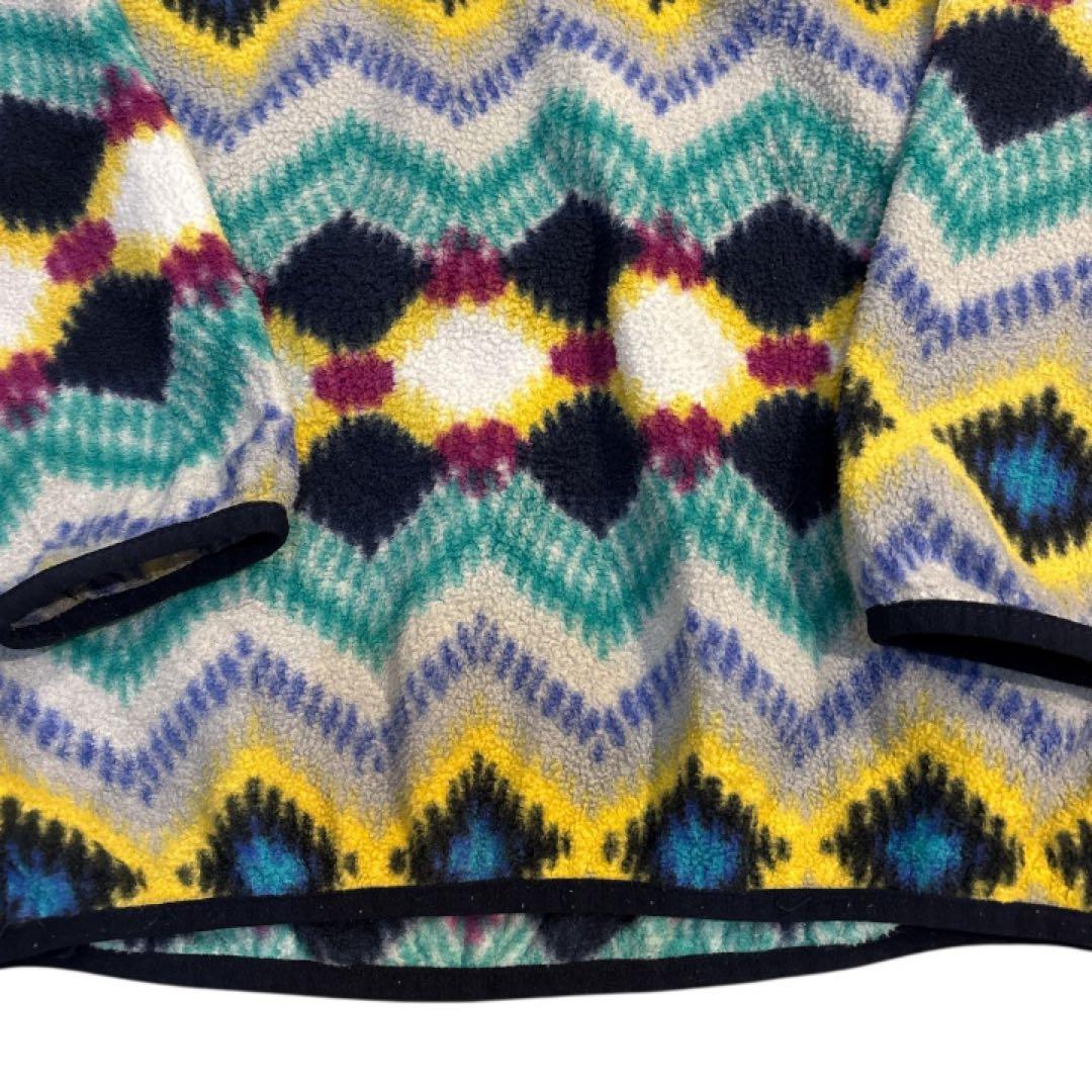 パタゴニア　patagonia シンチラ　スナップT 総柄　フリース　XS