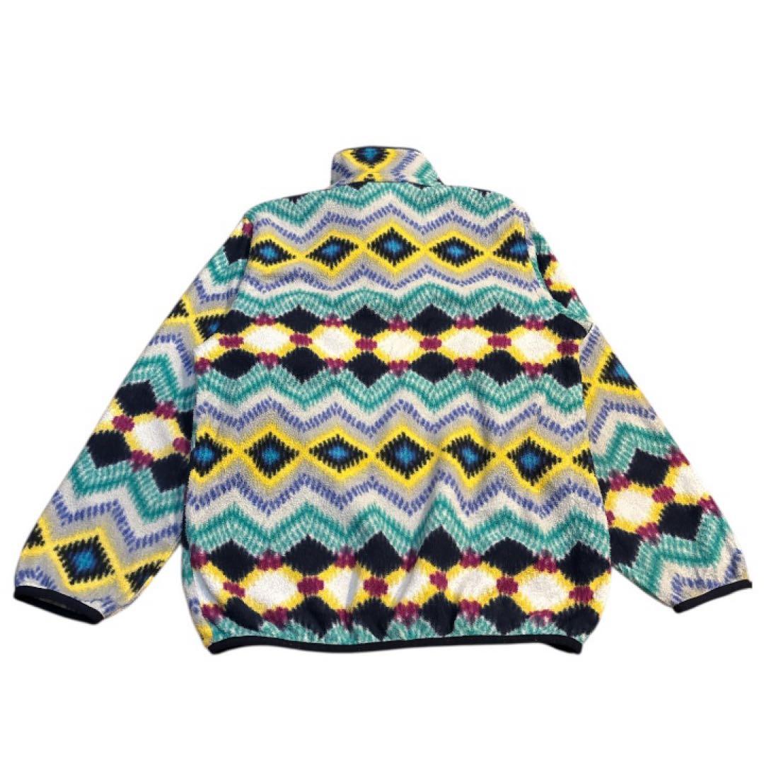 パタゴニア　patagonia シンチラ　スナップT 総柄　フリース　XS