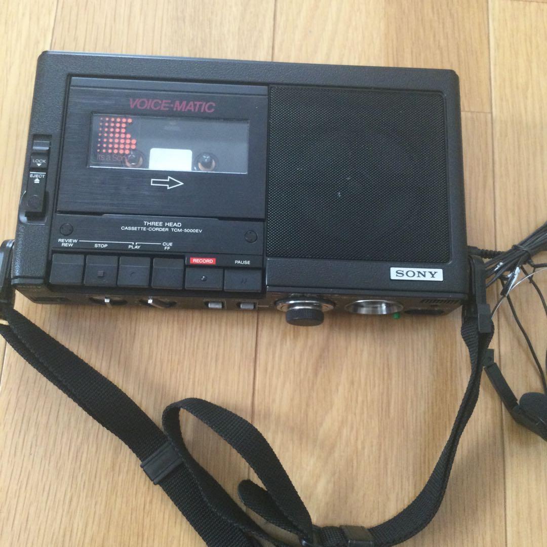 SONY TCM-5000EV VOICE-MATIC カセットプレーヤー