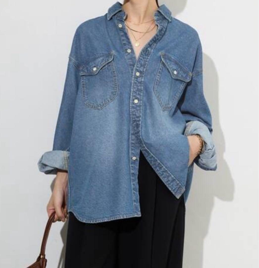 スローブイエナLE DENIM BDUシャツ