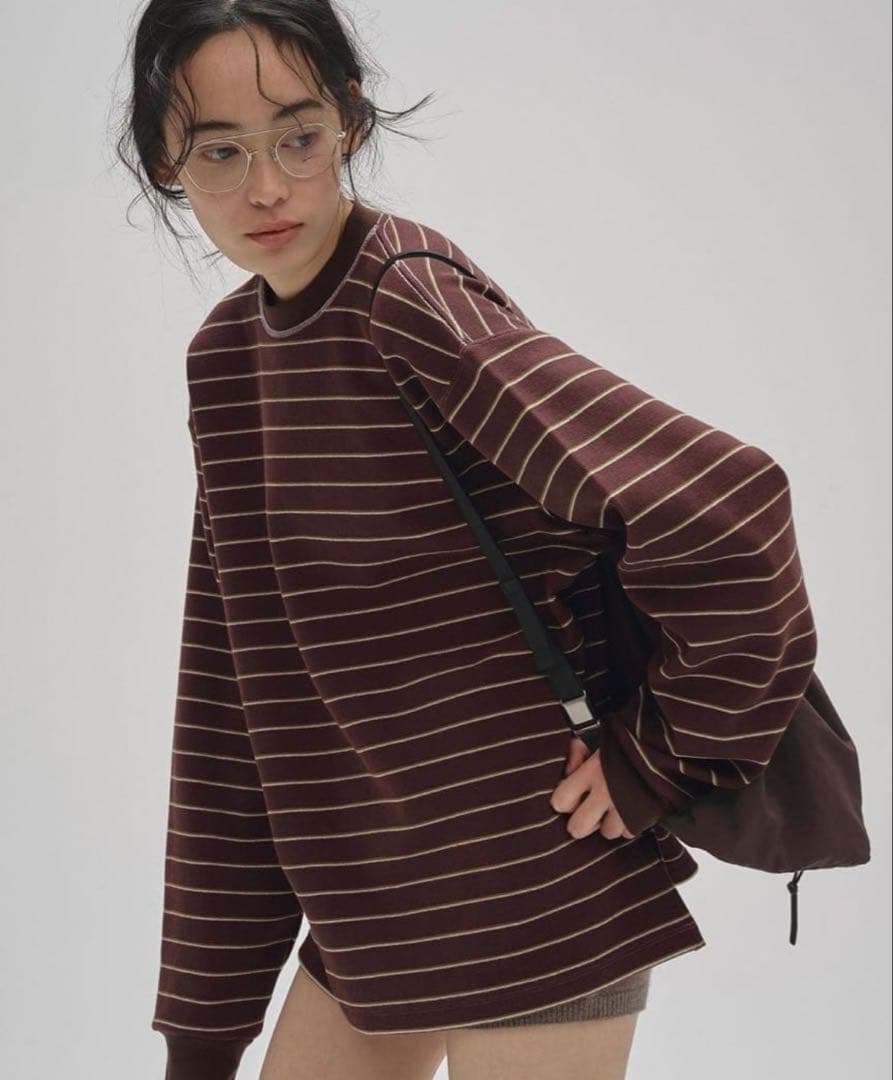 TODAYFUL Border Long T-shirts トゥデイフル　フリー