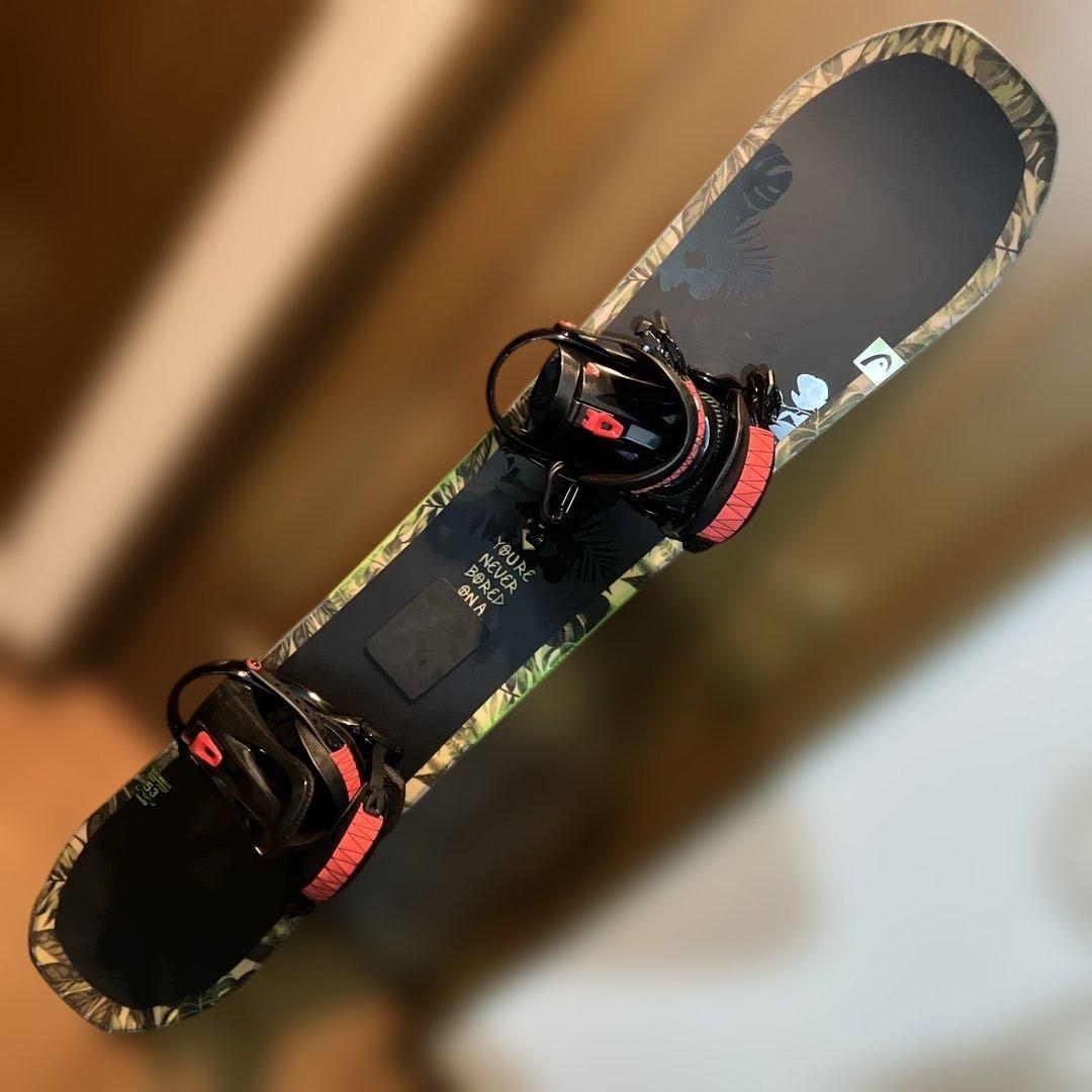 153㎝ HEAD DAYMAKER×ビンディング　スノーボードセット板