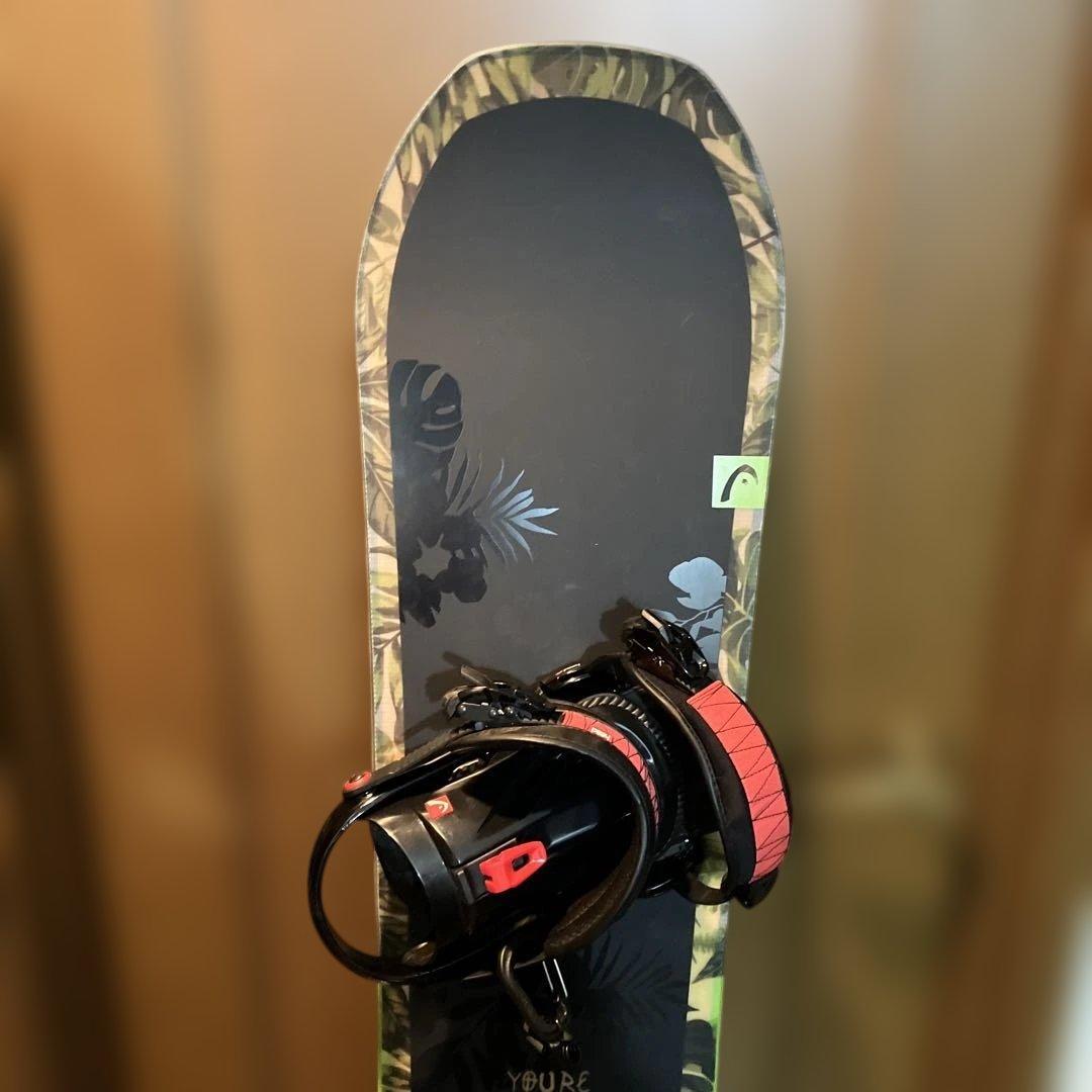 153㎝ HEAD DAYMAKER×ビンディング　スノーボードセット板