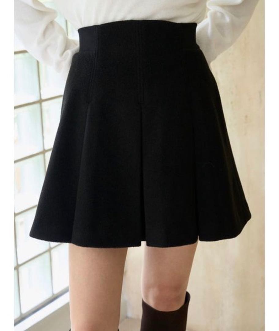 snidel ウエストリブプリーツミニスカートサイズ0（Sサイズ）
