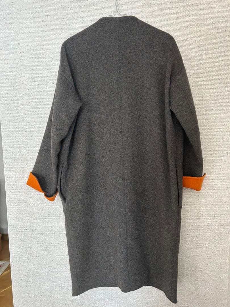 ❤️ENFOLDウールリバーノーカラーコート　　　❤️本日だけ