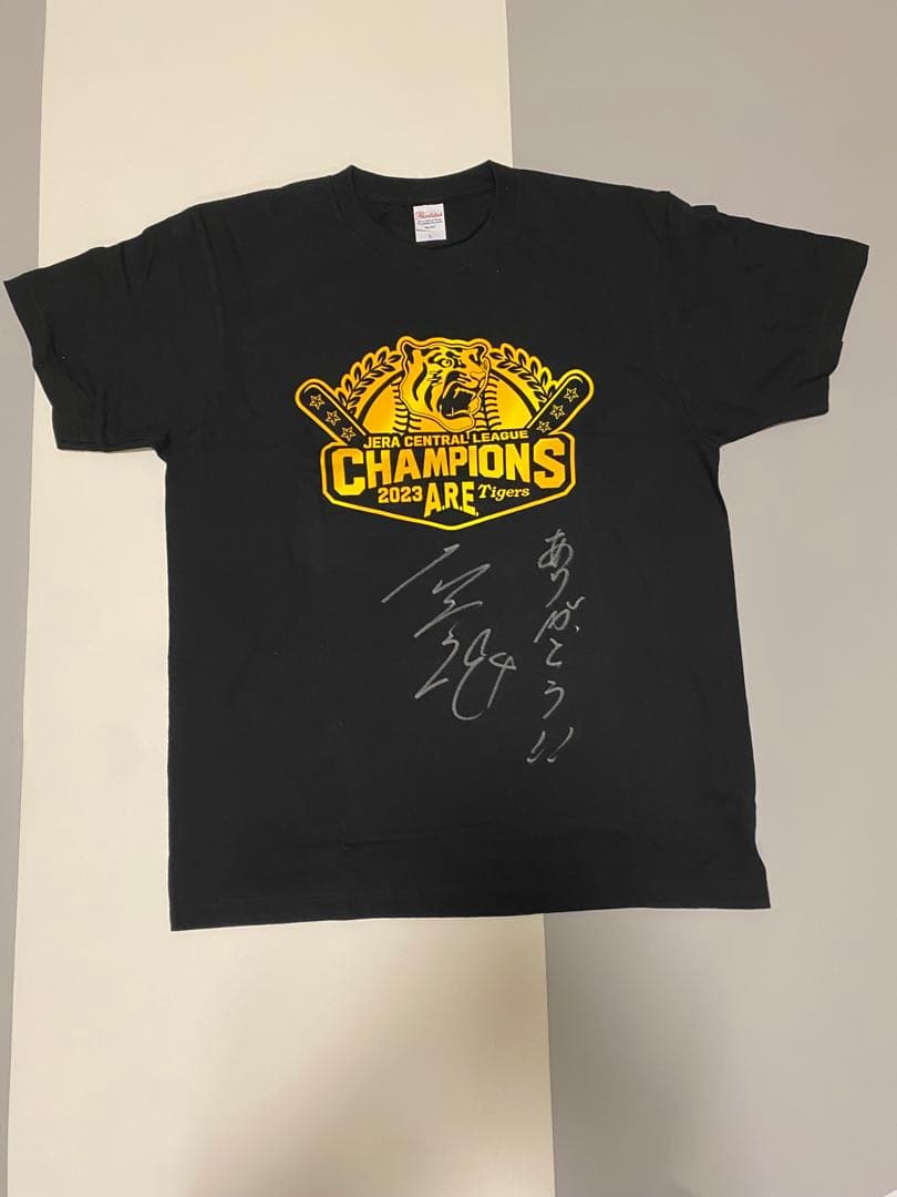 h*o様 阪神タイガース　直筆サイン入りTシャツ　原口文仁