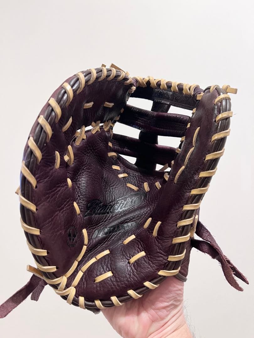 海外モデル　ミズノ硬式　ファーストミット　左投げ用 ダークブラウン