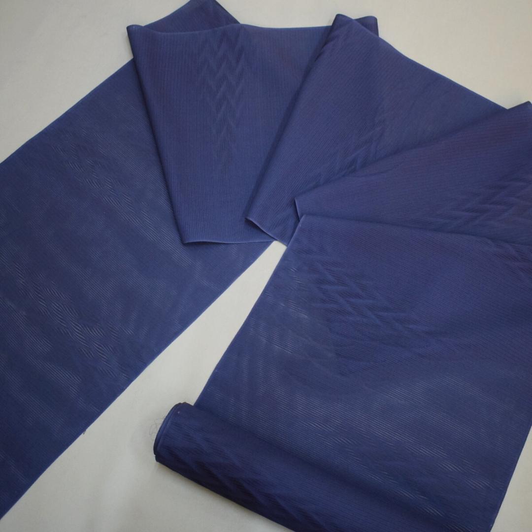 専用　M5-5 モク結城紬 アンサンブル反物 とM10-12夏物 紋絽 色無地