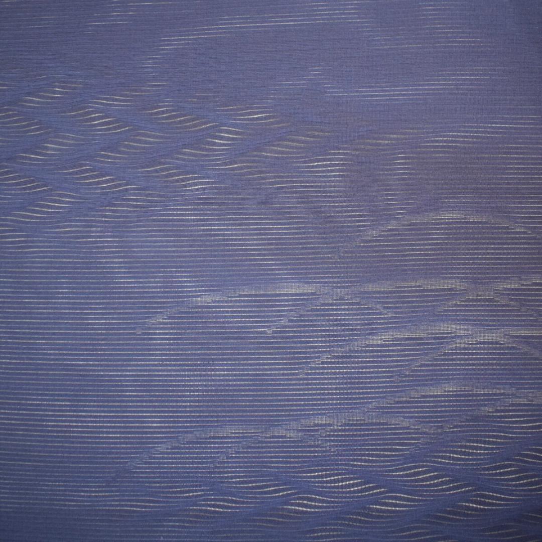 専用　M5-5 モク結城紬 アンサンブル反物 とM10-12夏物 紋絽 色無地