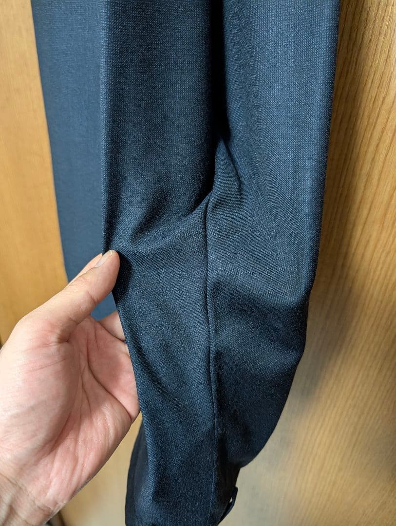 ロロピアーナ ネイビー　ウール　ビジネス スーツ