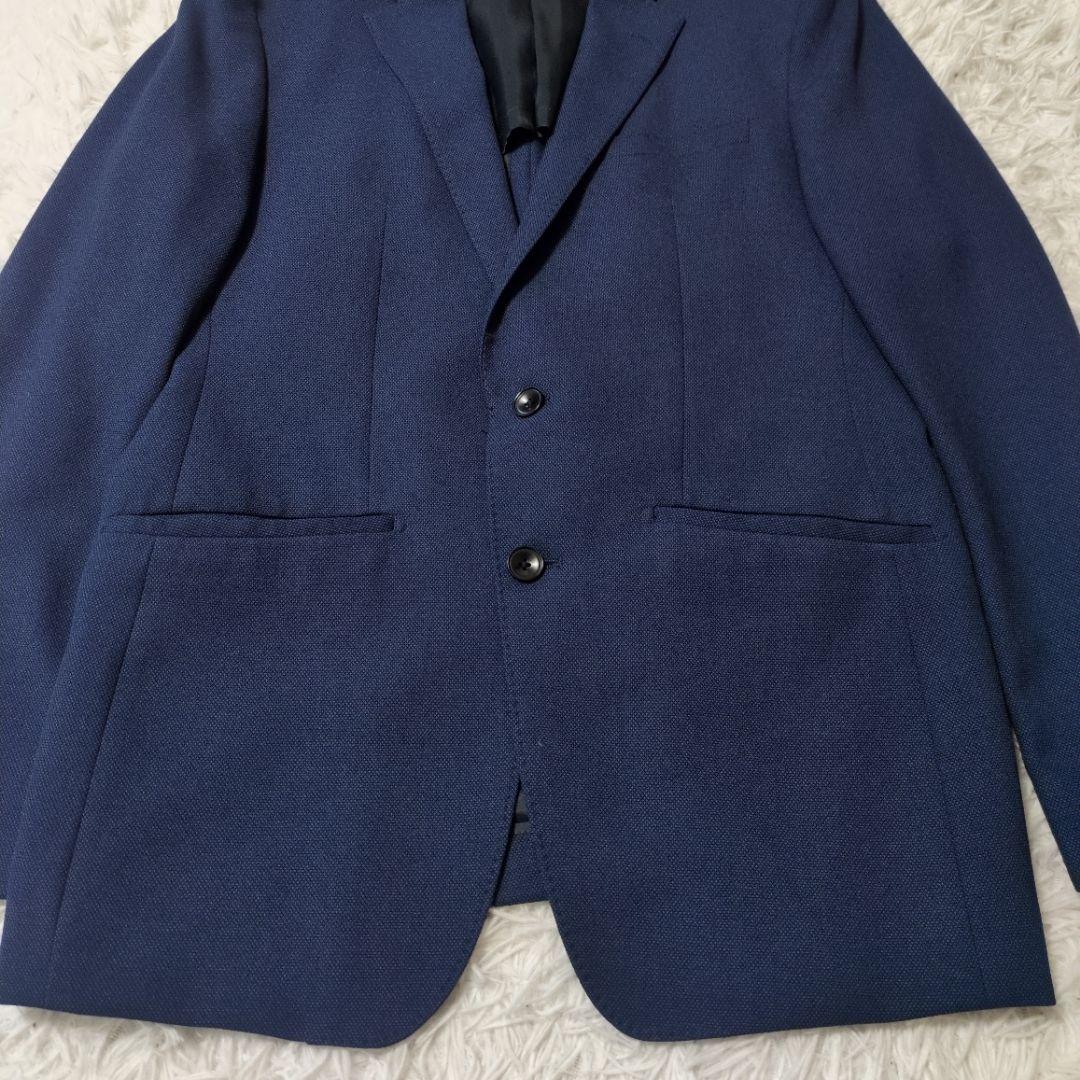 スーツセレクト　メンズスーツ　4Sスリーピースセットアップ　ネイビー
