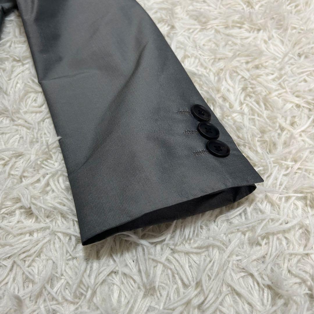 良品✨ジャンポールゴルチエ 光沢 シルバー メンズ上下スーツ セットアップ 46