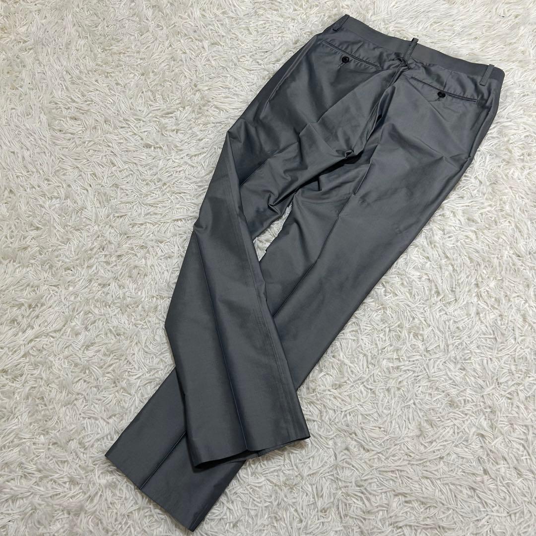 良品✨ジャンポールゴルチエ 光沢 シルバー メンズ上下スーツ セットアップ 46