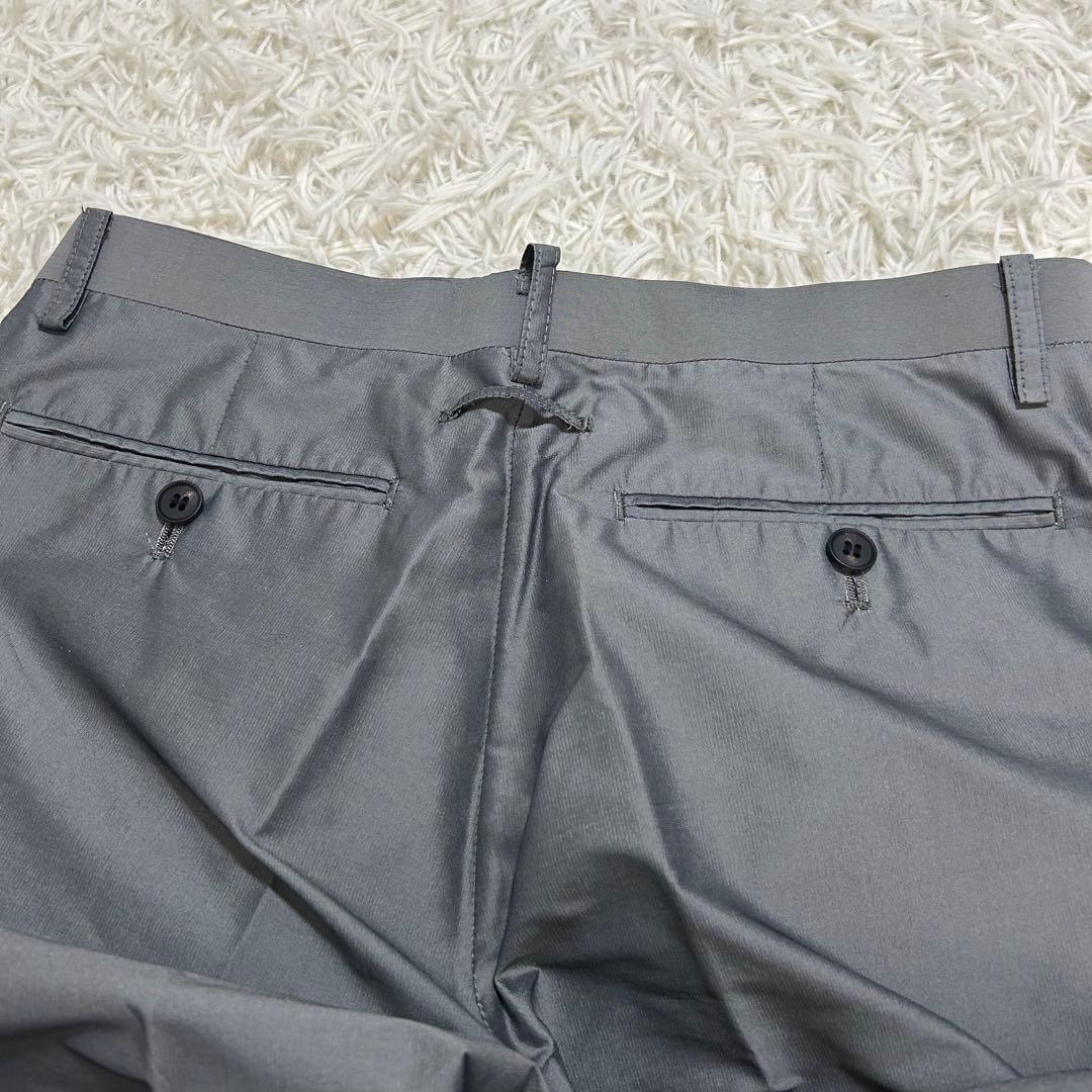 良品✨ジャンポールゴルチエ 光沢 シルバー メンズ上下スーツ セットアップ 46