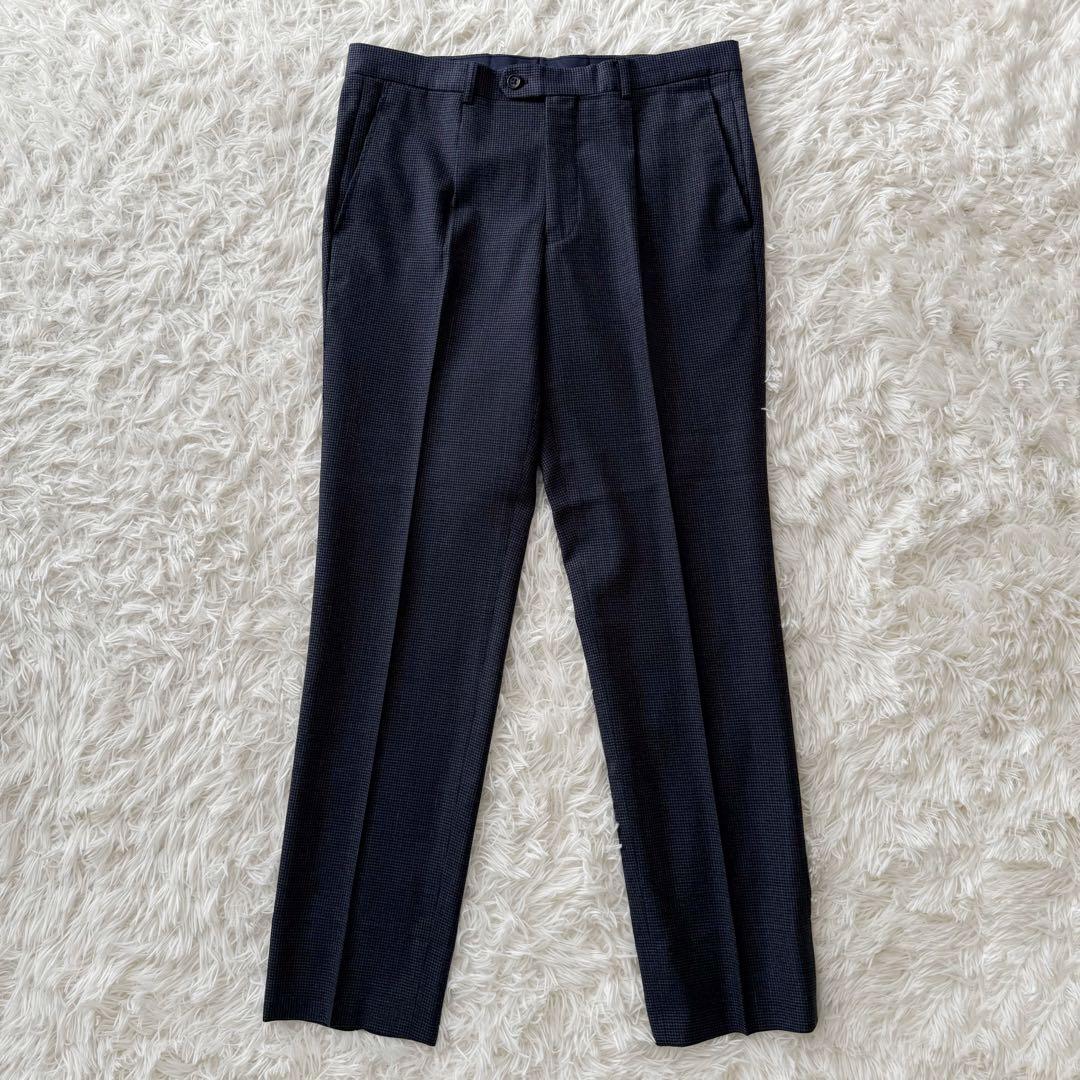 3ピース⭐︎TWENTY FOUR SEVENセットアップスーツ 千鳥格子 L相当