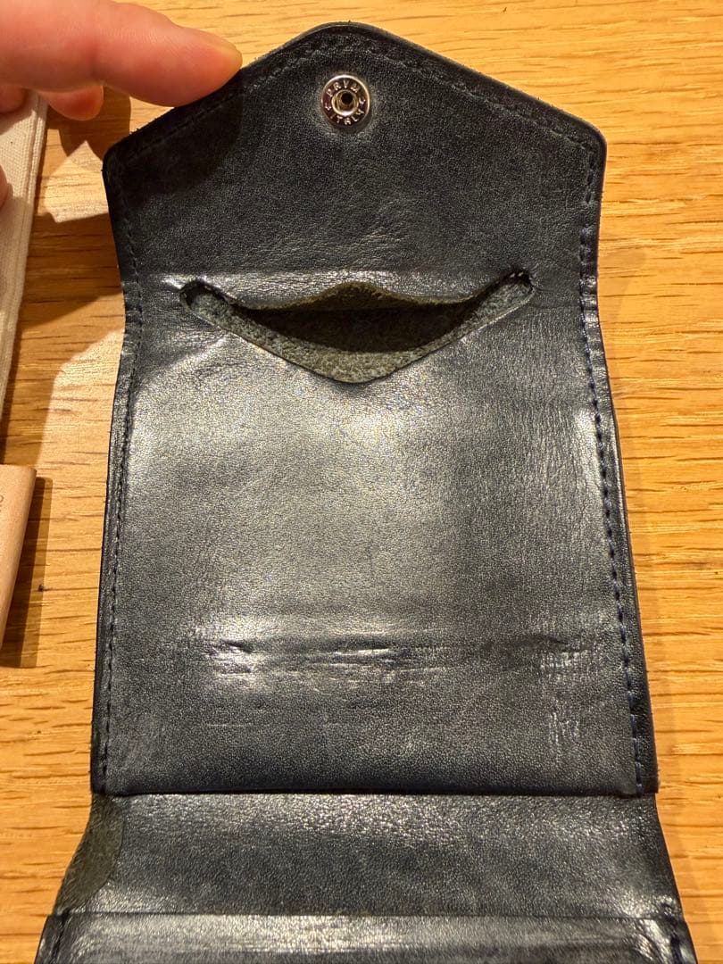 Hender Scheme エンダースキーマ　flap wallet ネイビー