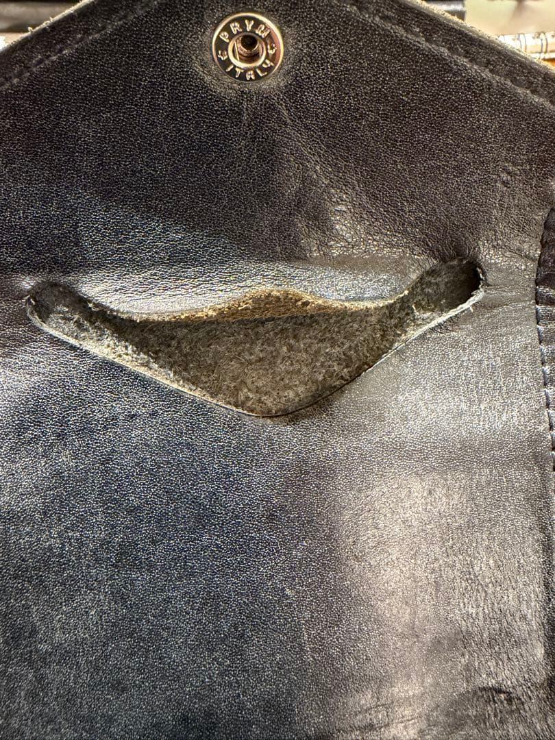 Hender Scheme エンダースキーマ　flap wallet ネイビー