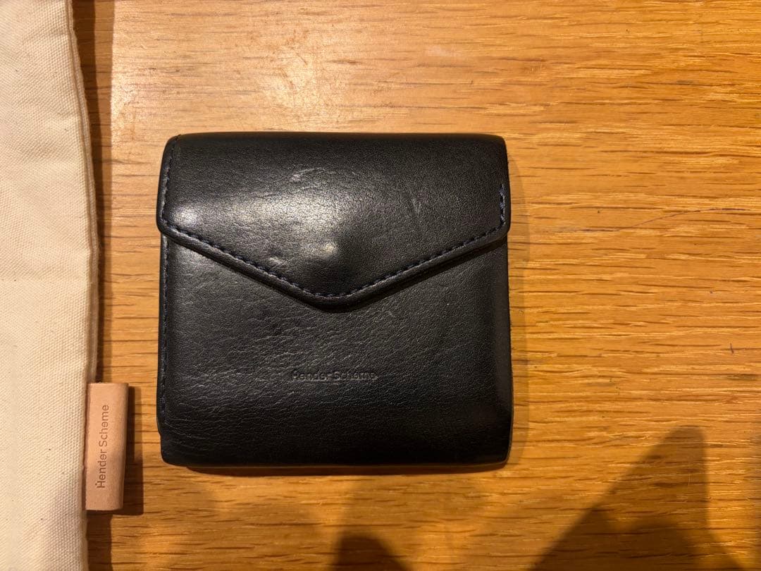 Hender Scheme エンダースキーマ　flap wallet ネイビー
