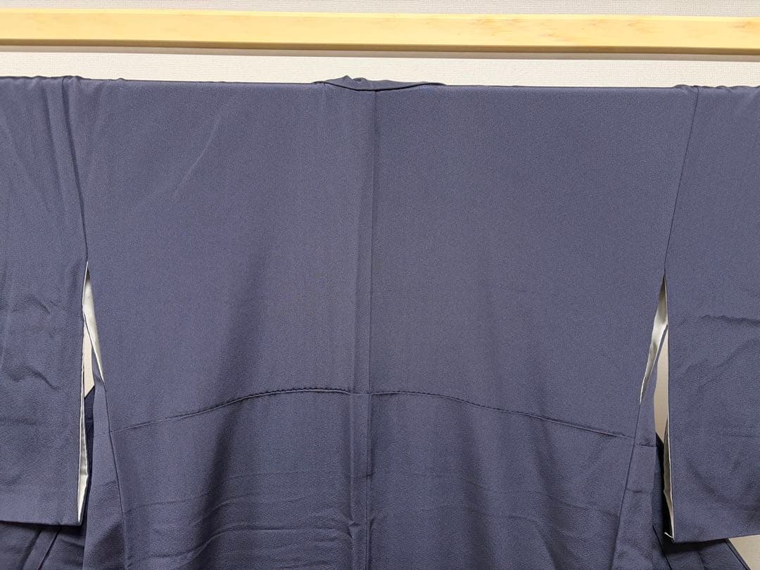 D ◆着物くつろぎ 桜の花模様 金彩 縮緬 正絹 袷 訪問着 着物 K34