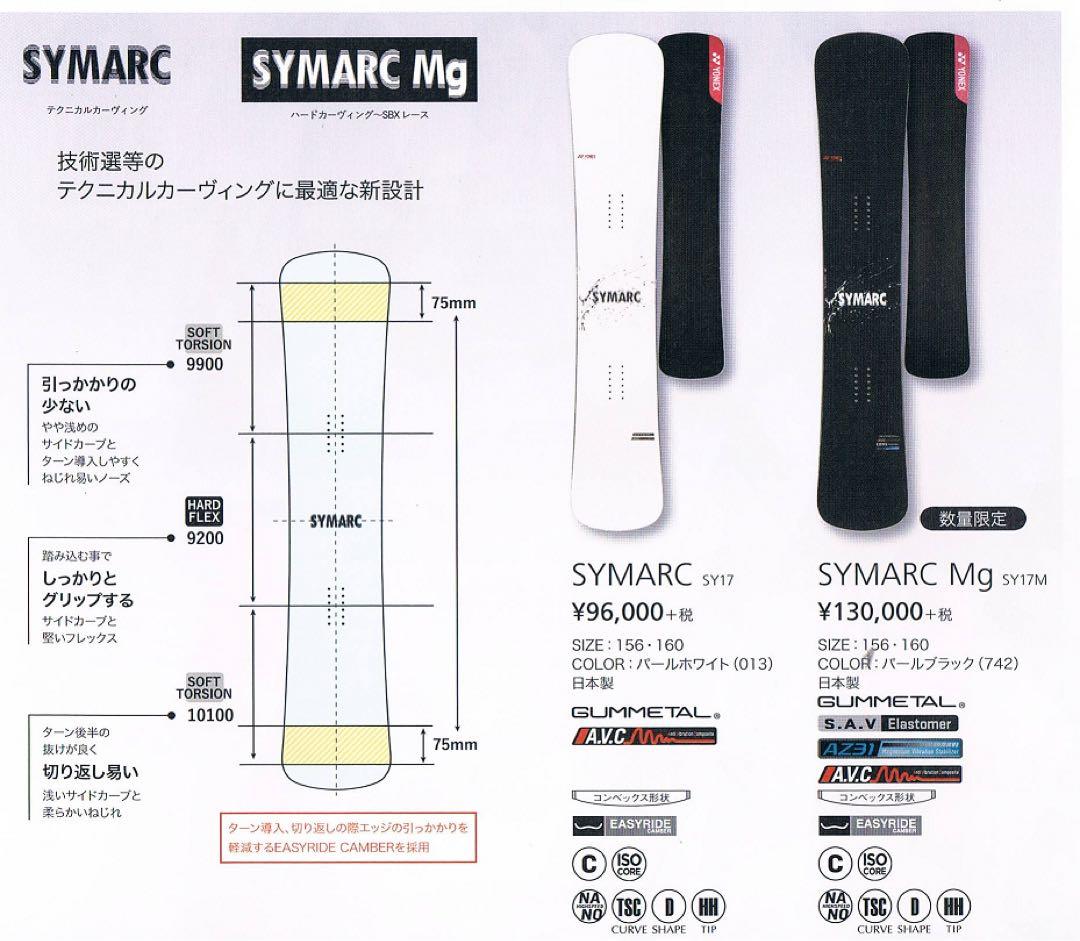 は*と様 値下げ中！ YONEX SYMARC Mg スノーボード板 ビンディン