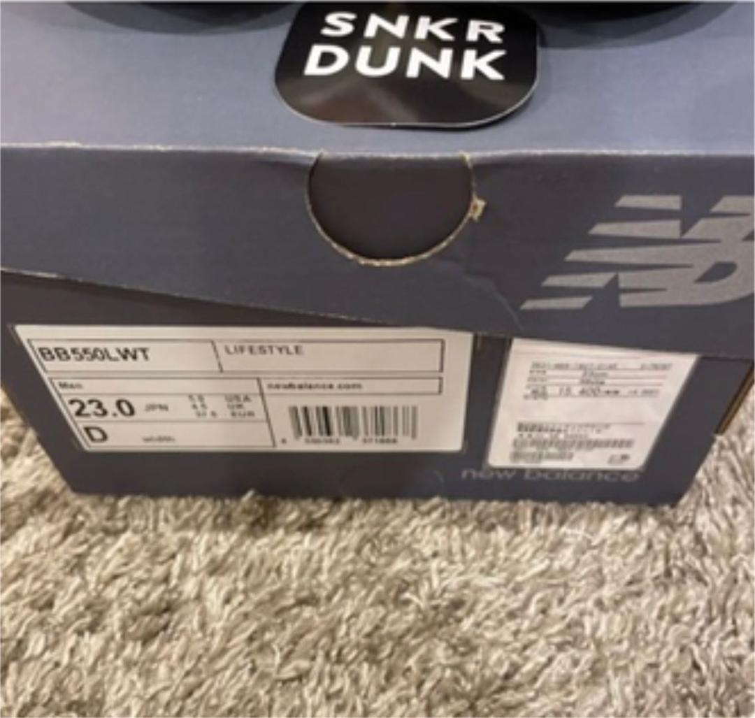 ☆百々千晴さんnewbalance550ホワイト☆