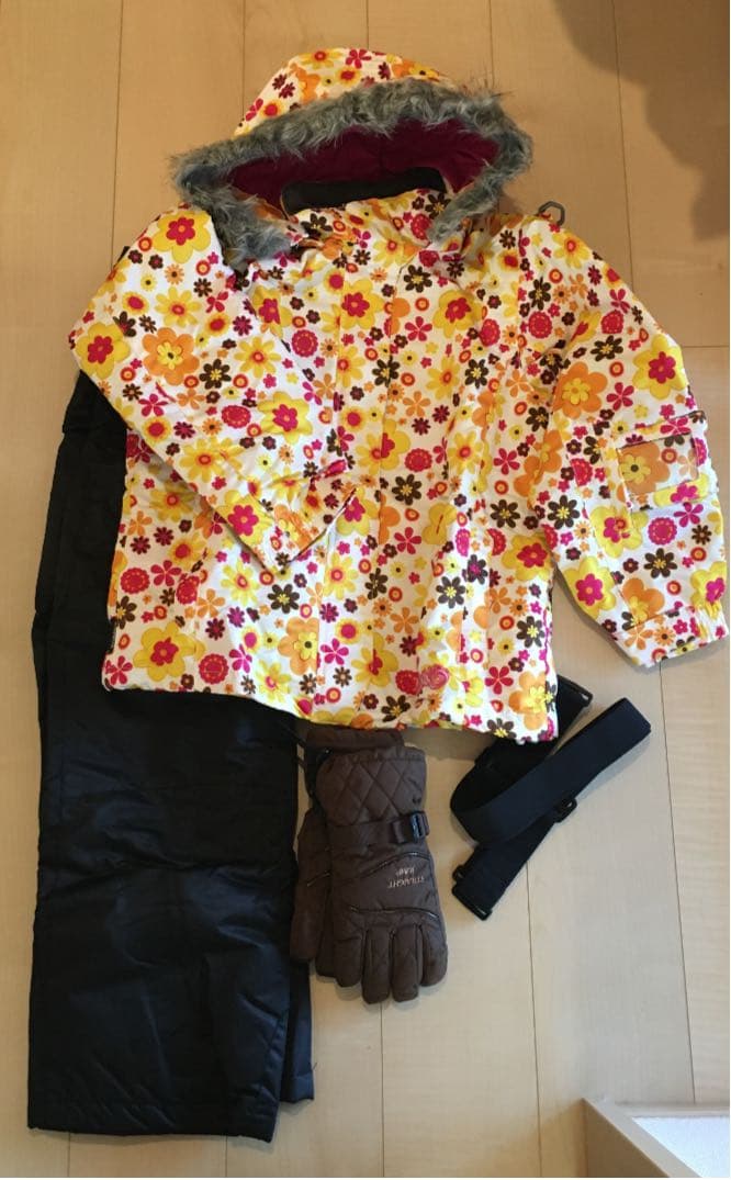 スノーボードウェアセット　M グローブ付き