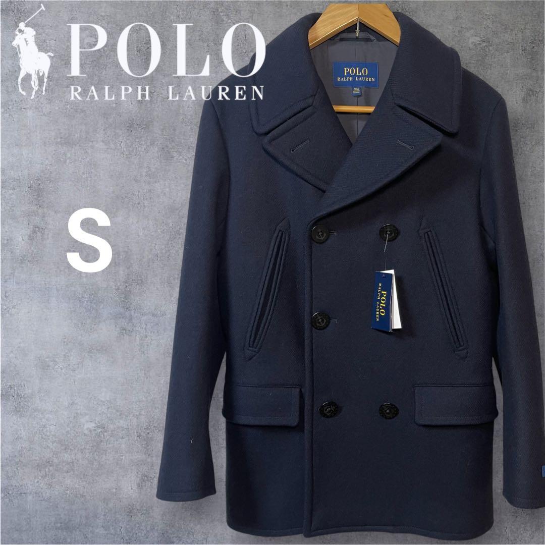 【新品/タグ付き】POLO ラルフローレン Pコート ネイビー S