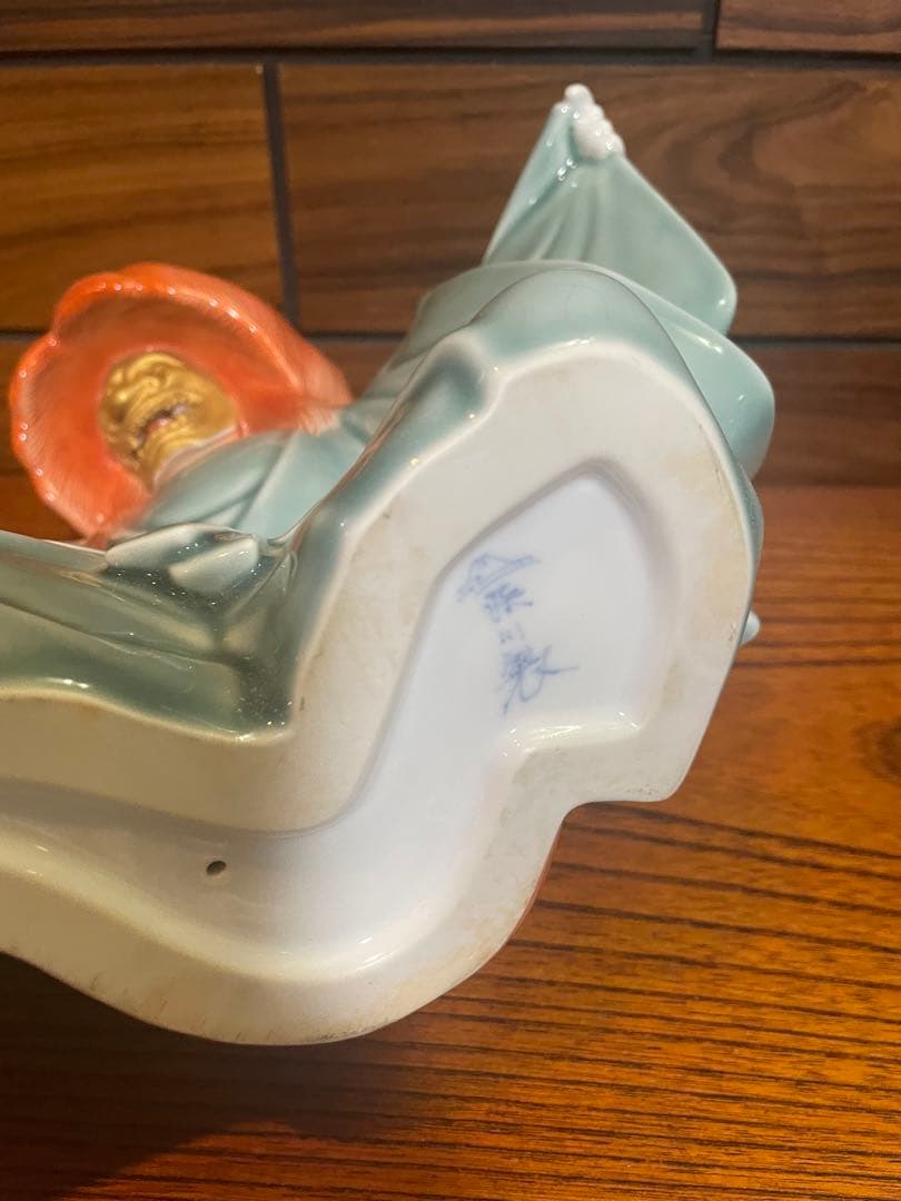 深川磁器　高級歌舞伎　人形　大型