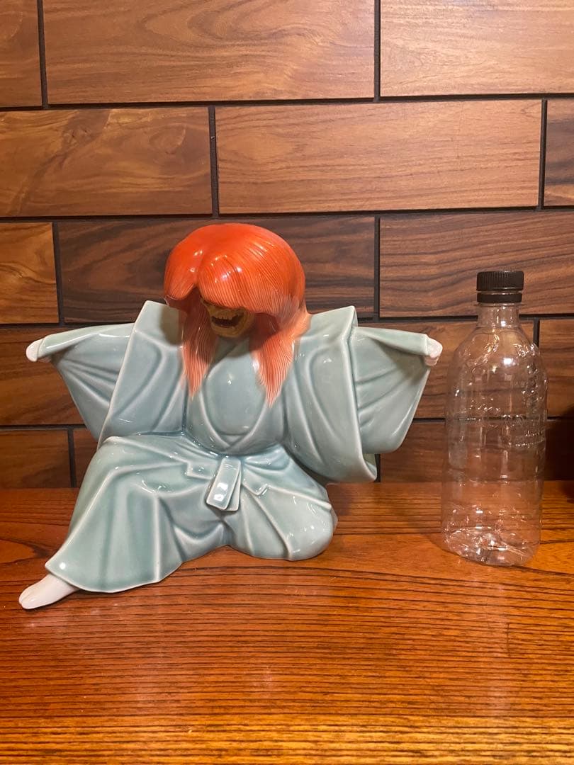 深川磁器　高級歌舞伎　人形　大型